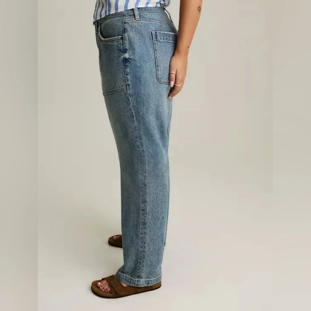 Torrid High Rise Y2K Inspired Classic Blue Women's Jeans Plus Size 18 Sh…